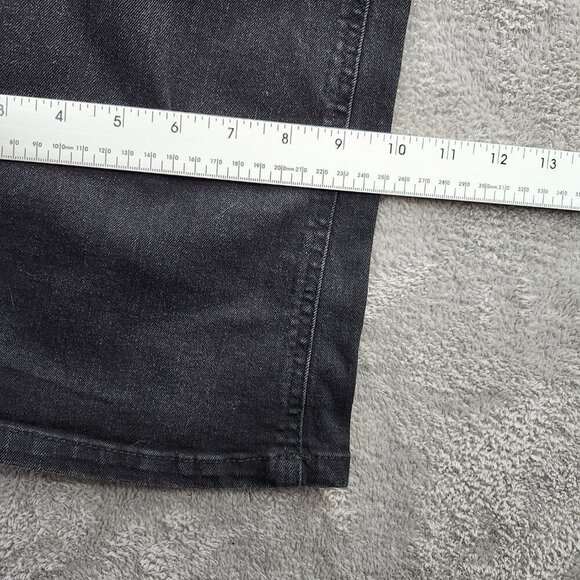 NOBO Jean Womens 3 Black Girlfriend Stretch  Flare Wide Leg Black - Picture 8 of 13